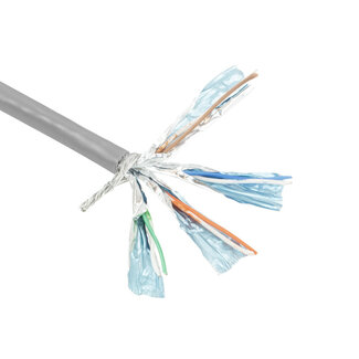 ACT ACT CAT6 S/FTP PVC soepel patch grijs 305 m