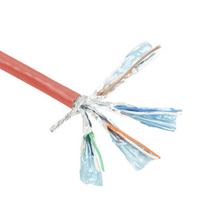 ACT ACT CAT6 S/FTP PVC soepel patch rood 305 m