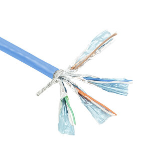 ACT ACT CAT6 S/FTP PVC soepel patch blauw 305 m