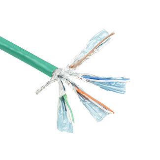 ACT ACT CAT6 S/FTP PVC soepel patch groen 305 m