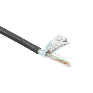 ACT ACT CAT5E F/UTP LSZH soepel patch zwart 100 m