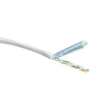 ACT ACT CAT5E F/UTP massief grijs 100 m