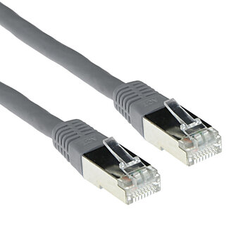 ACT ACT Grijze 25 meter LSZH SFTP CAT6A patchkabel met RJ45 connectoren