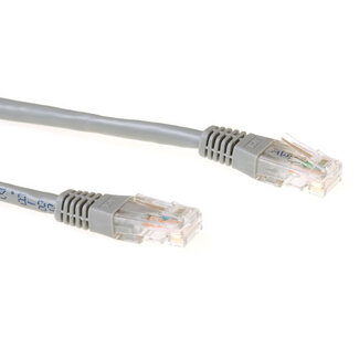 ACT ACT Grijze 25 meter U/UTP CAT6 patchkabel met RJ45 connectoren