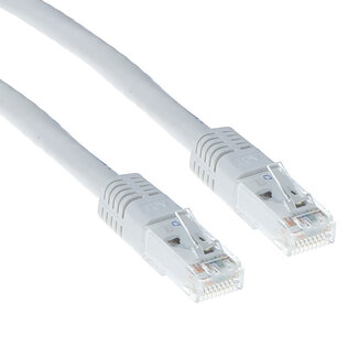 ACT ACT Witte 2 meter U/UTP CAT6A patchkabels met RJ45 connectoren