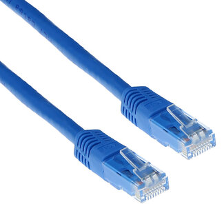 ACT ACT Blauwe 3 meter LSZH U/UTP CAT6 patchkabel met RJ45 connectoren