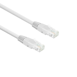 Eminent Eminent Witte 2 meter U/UTP CAT6 patchkabel met RJ45 connectoren