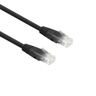 Eminent Eminent Zwarte 1,5 meter U/UTP CAT6 patchkabel met RJ45 connectoren