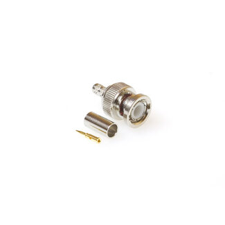 Intronics OEM BNC RG-58 male connector crimp 50 Ohm