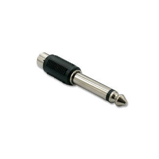 Intronics OEM Tulp female naar 6,3mm jack male mono adapter