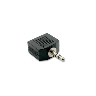 Intronics OEM 3,5mm jack stereo male naar 2 x 3,5mm jack stereo female adapter