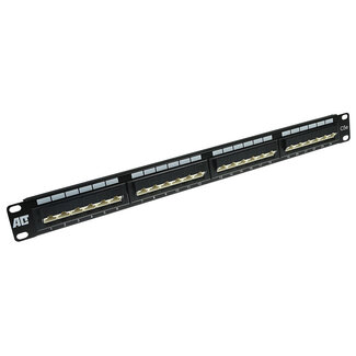 ACT ACT Patchpaneel CAT5E unshielded 24 poorten 45°