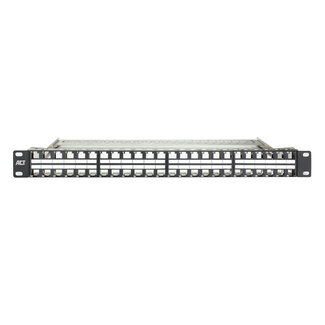 ACT ACT Patchpaneel 48-poorts keystone unloaded 19" 1U high density