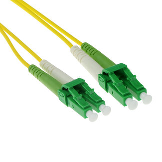 ACT ACT 2 meter LSZH Singlemode 9/125 OS2  glasvezel patchkabel duplex met LC/APC8 connectoren