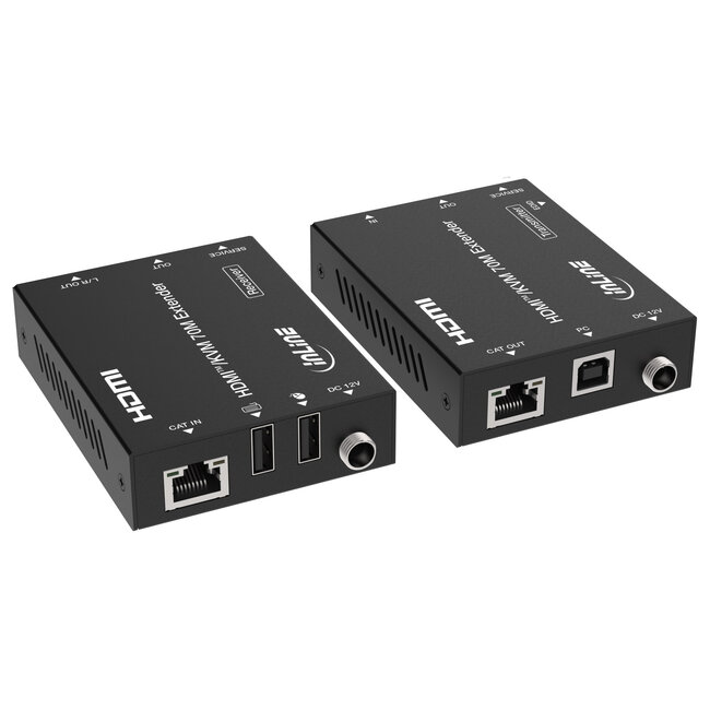 InLine® KVM Extender Cat.6, HDMI 4K/60Hz, 70m, Set