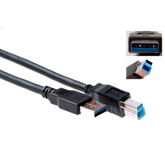 ACT ACT USB 3.0 A male - USB B male  1,00 m
