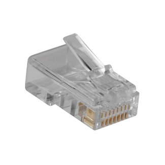 ACT ACT RJ45 (8P/8C) modulaire connector voor platte kabel