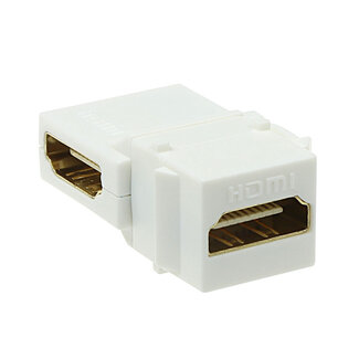 ACT ACT Keystone koppelstuk HDMI female-female haaks