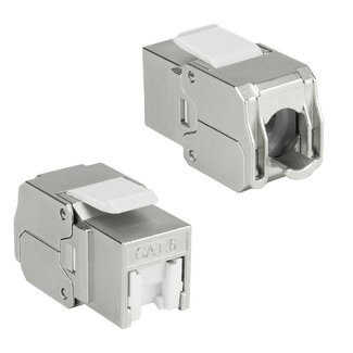 ACT ACT Keystone Jack RJ45 CAT6 Shielded toolless met shutter