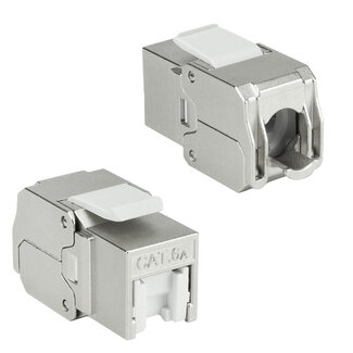 ACT ACT Keystone Jack RJ45 CAT6A Shielded toolless met shutter