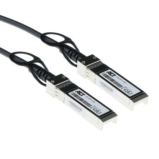ACT ACT 2 m SFP+ - SFP+ Passive DAC Twinax cable gecodeerd voor HP / HPE / Aruba / Procurve (J9282A/J9282B/J9282D)