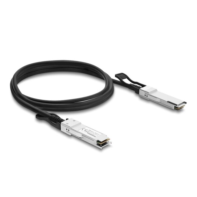 Delock Twinax Cable QSFP+ male to QSFP+ male 40 Gbps 3 m