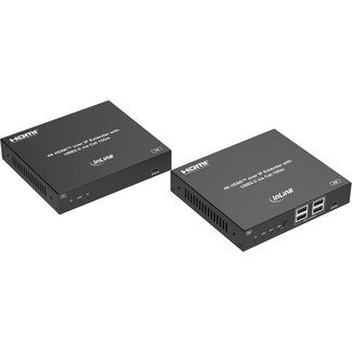 InLine InLine® KVM Extender over IP, HDMI 4K/60Hz, 100m, Set