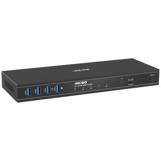 InLine InLine® KVM Switch, 4x1, DP 4K/60Hz, USB 3.2 Hub