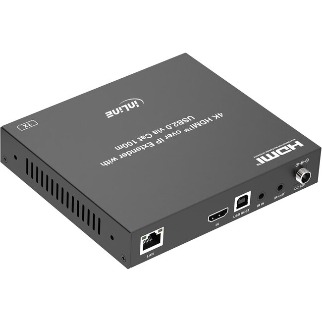 InLine® KVM Extender over IP, HDMI 4K/60Hz, 100m, Transmitter (TX)