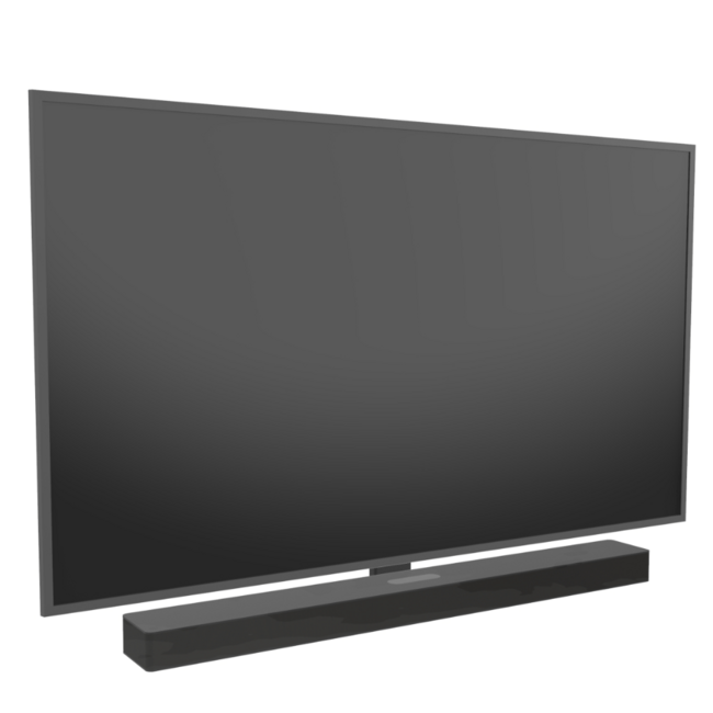 Draaibare muurbeugel met Samsung Soundbar frame