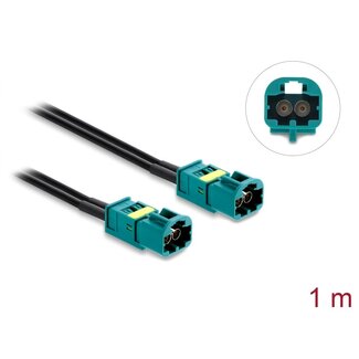 DeLOCK Delock Cable Mini FAKRA Z plug dual to Mini FAKRA Z plug dual