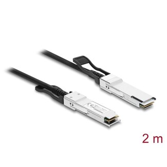 DeLOCK Delock Twinax Cable QSFP+ male to QSFP+ male 40 Gbps 2 m