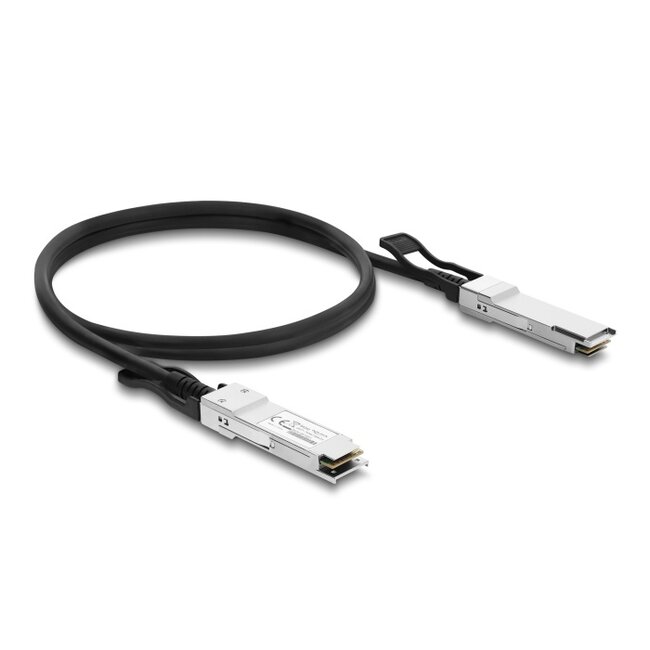 Delock Twinax Cable QSFP+ male to QSFP+ male 40 Gbps 2 m
