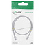 InLine® Modular ronde kabel RJ12, stekker/stekker, 6-aderig, 6P6C, 0,5m