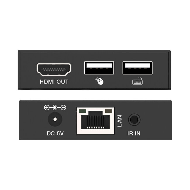 InLine® KVM Extender over IP, HDMI Full HD, 150m, Receiver (RX)