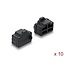 Delock Dust Cover for RJ45 jack 10 pieces silicone black