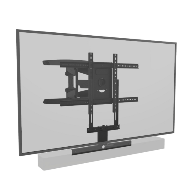 Draaibare muurbeugel met Yamaha Soundbar frame
