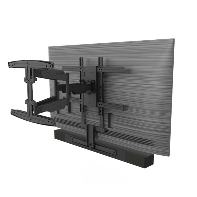 Draaibare muurbeugel met Yamaha Soundbar frame