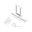 Frame voor soundbar universeel met centrale kolom