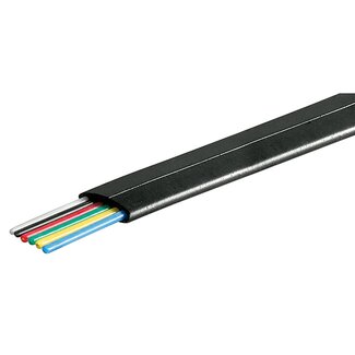 Goobay Goobay Telephone Flat Cable 6-core, 500 m Reel, AWG 28, CCA (copper-clad aluminium)