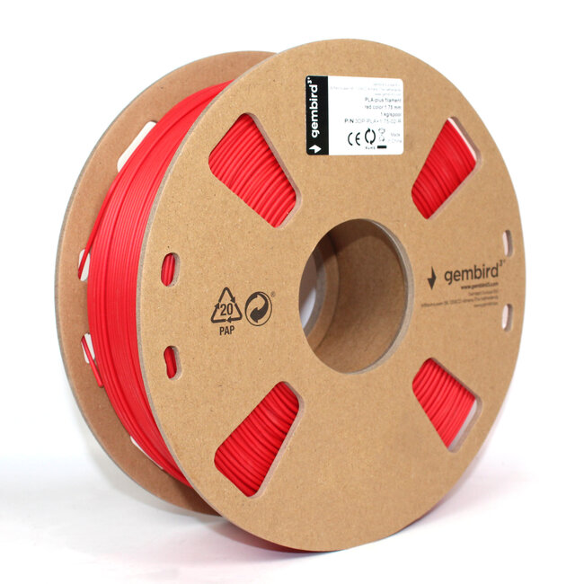 PLA-PLUS filament rood, 1.75 mm, 1 kg