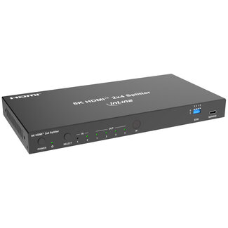 InLine InLine® Video Splitter, 2x4, HDMI 8K/60Hz (4K/120Hz)