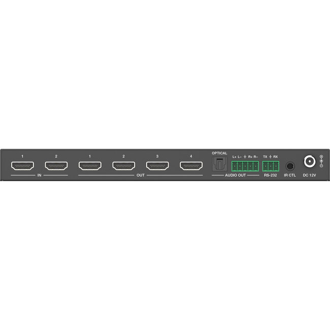 InLine® Video Splitter, 2x4, HDMI 8K/60Hz (4K/120Hz)