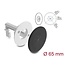 Delock Silicone Cable Bushing round Ø 65 mm for wall mounting / desktop mounting white / black