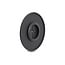Delock Silicone Cable Bushing round Ø 65 mm for wall mounting / desktop mounting white / black