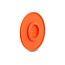 Delock Silicone Cable Bushing round Ø 65 mm for wall mounting / desktop mounting white / orange