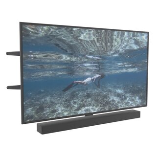 Cavus Draaibare muurbeugel met universeel soundbar frame