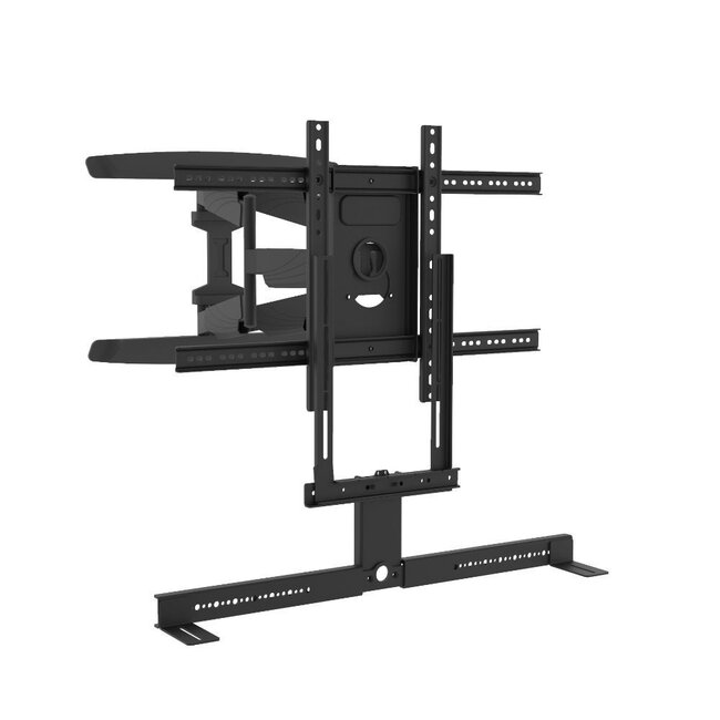 Draaibare muurbeugel met universeel soundbar frame