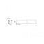 DIN-rail | 25 x 3,5 x 0,75 cm | aluminium