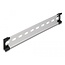 DIN-rail met sleufgaten | 25 x 3,5 x 0,75 cm | aluminium